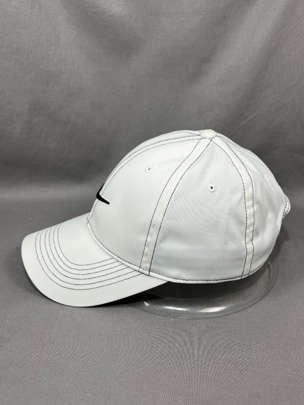 Nike Heritage86 Dri Fit Strapback Hat White Adjustable Swoosh Outdoor Golf Mens - Picture 4 of 15